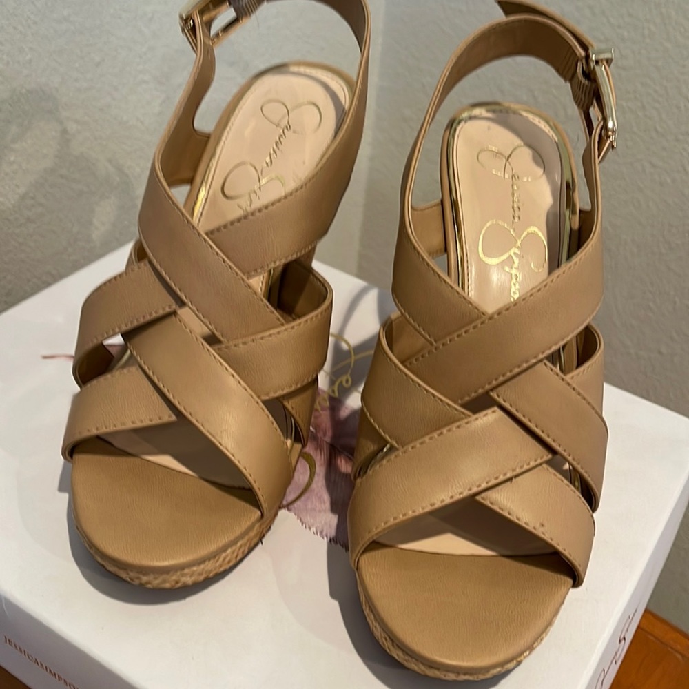 Jessica Simpson nude wedges